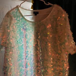 New with tags Torrid Abby sequined top